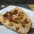 El cooksnap de Maurice Colmener cuando hizo Trucha al horno con limón y jamón.
