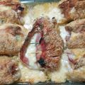 Darby Cummings's cooksnap of when they made Chicken Cordon Bleu with Cheese Sauce.