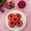 Cooksnap dari Ruth Destianty untuk resep Donat Buah Naga (Eggless)