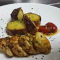 El cooksnap de Johnny Vallejo Garcia cuando hizo Pechugas de pollo rellenas de queso y manzana .