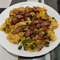 潘俊霖的(簡單料理) 的 臘肉炒蛋 cooksnap