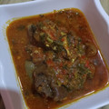 Hauwa Musa's cooksnap of when they made Funkaso with egusi and groundnut soup.