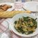 El cooksnap de Marieta cuando hizo Revuelto de espárragos trigueros sobre calabacín a la plancha.