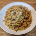 Gabriel Podda's cooksnap of when they made Porcini cream pasta.