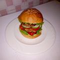 Phardeeler 's cooksnap of when they made My home made burger.