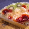 Korom-Tóth NÓRA Cooksnap-ja, amikor elkészítette a(z) Gyümölcs kocka mascarponés vaníliás krémmel receptet.