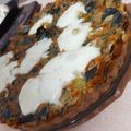 El cooksnap de Paula Giacobbo cuando hizo Tarta de puerros con verduras.