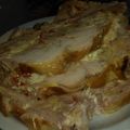 El cooksnap de Mario H. Davi cuando hizo Pollo relleno deshuesado.