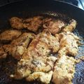 El cooksnap de Jhonatan Oro cuando hizo Pollo a la mostaza.
