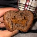 El cooksnap de Marcia Acosta cuando hizo Muffins de chocolate con corazón de dulce de leche 🥰.