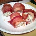 Karencl80's cooksnap of when they made stuffed chicken wrapped in bacon.