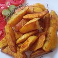 Joyce Ng'ong'a's cooksnap of when they made Baked Herbed Potatoes with kachumbari and sauce.