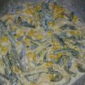 El cooksnap de mape94 cuando hizo Rajas de chile poblano con pollo.