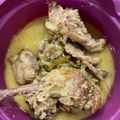 Cooksnap Erma Yusnida semasa beliau membuat Masak lemak itik salai.