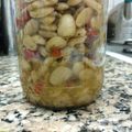 El cooksnap de Julieta Luján cuando hizo Porotos pallares al escabeche.