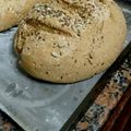 El cooksnap de Patricio cuando hizo Pan de harina integral y semillas .