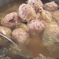 El cooksnap de Marieta cuando hizo Caldo con pelotas de la abuela Pepa.