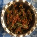Dr. Pushpa Dixit's cooksnap of when they made મસાલા ભીંડી (Masala Bhindi Recipe In Gujarati).