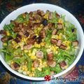 Cooksnap από dcroula στη συνταγή Σαλατούλα με κρουτόν και καλαμπόκι
