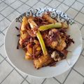 Cooksnap Najwa | DapurBintang ✨ semasa beliau membuat Ayam Goreng Cili Kering.