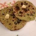 anjli Vahitra's cooksnap of when they made હરિયાળી વ્હિટ સ્પીનચ ગાર્લિક નાન (Hariyali Wheat Spinach Garlic Naan Recipe In Gujarati).