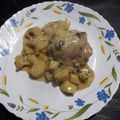 El cooksnap de Delia Calderon cuando hizo Pollo al verdeo con crema y papas al horno.