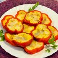 El cooksnap de Monse Vega cuando hizo Pimientos rojos rellenos de tortilla de patatas en Airfryer Proscenic T31 de 15L.