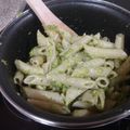 El cooksnap de Miriam* cuando hizo Salsa pesto con anacardos.