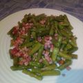 El cooksnap de isa24 cuando hizo Judía verde salteada con ajo y taquitos de jamón.
