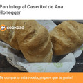El cooksnap de Clau Are cuando hizo Pan Integral Caserito!.