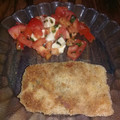El cooksnap de Elu Lpda cuando hizo Milanesas de Papa con Ensalada Caprese! 🇦🇷❤️.