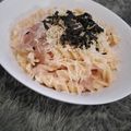 Cooksnap dari RaraRice untuk resep Fettuccine carbonara sosis ayam