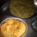  Chef Richa pathak. का कुकस्नैप जब उन्होंने पालक पराठा(palak paratha recipe in hindi) बनाया था।