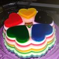 Cooksnap dari Deis Hanni Juwandqa untuk resep Puding Pelangi / Pudding Rainbow