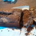 El cooksnap de Florencia Barrio cuando hizo Budín ingles (Marmolado con pepitas de chocolate).