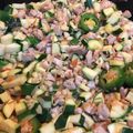 El cooksnap de Clau Rios cuando hizo Calabacitas con pollo y elote a mi estilo. 😋😋.