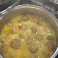 El cooksnap de Colin Lopez cuando hizo Albóndigas en salsa Española.