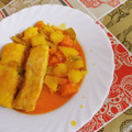 El cooksnap de Pacojo Trujillo cuando hizo Lomos de merluza en salsa con verduras y patatas.