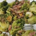 El cooksnap de Sandra Martínez Gilabert cuando hizo Brócoli con salteado de ajos y bacon.