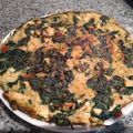 El cooksnap de Bibiana Urquijo Ortiz cuando hizo Torta de espinaca y pollo.