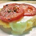 El cooksnap de graciela martinez IG @gramar09ok ☺💗 cuando hizo MINI TORTILLA Española a la Napolitana...!🐣🍅.