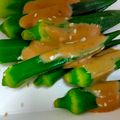 chun手作料理食堂 的 涼拌胡麻秋葵 cooksnap