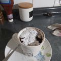 El cooksnap de Almendra cuando hizo Queque en taza fácil, rico, económico.