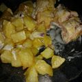 El cooksnap de Jessii Montenegro cuando hizo Pechugas de pollo rellenas con salsa de verdeo y papas al horno.
