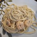 Cooksnap από chrisa. στη συνταγή Λιγκουίνι με γαρίδες και κρέμα γάλακτος