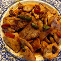 El cooksnap de Irene-Guirao cuando hizo Pollo con pimientos asados.