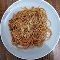 Susilowati Tana's cooksnap of when they made Kid-friendly spaghetti.