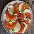 Yui Miles's cooksnap of when they made Caprese salad of Buffalo mozzarella.