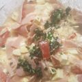 El cooksnap de Moni Bernat cuando hizo Tarta de jamón y queso.