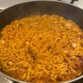 El cooksnap de Paulasgal cuando hizo Fideuá.